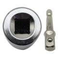 Usonline911 Premium Universal Silver Steel Socket Adapter Extension 53 X 25mm