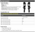 Front Strut And Coil Spring Assembly Set Of 2 Compatible With 2005-2010 Chevy Cobalt Excludes Ss Models