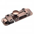 Uxcell Barrel Slide Door Bolts 3-inch Antique Zinc Alloy Security Latch Lock Red Bronze