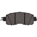 Brake Pad Set 8pcs Front Semi Metal Rear Ceramic For Nissan Altima 2013 2022 And Leaf 2014 2017 D1650 D1415