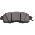 Brake Pad Set 8pcs Front Semi Metal Rear Ceramic For Nissan Altima 2013 2022 And Leaf 2014 2017 D1650 D1415