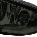 Auto Dynasty Compatible With Honda Civic 2 4-door Em2 Es1 Es2 Pair Of Bumper Driving Fog Lights Wiring Kit Switch Smoked Lens