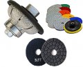 Diamond F20 Router Bit Profile Wheel Profile Grinding Ogee 20 Mm 3 4 Glaze Buff Polishing Pad 8 Pieces Granite Marble Concrete 