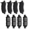Aintier Automotive Replacement Brake Pads Front Rear Fit For Chrysler 200 2011-2014 For Sebring 2007-2010 Dodge Avenger