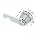 Uxcell Cabinet Drawer Cam Lock 5 8 Cylinder Length Fits Up To 16 Thickness Panel Keyed Alike Zinc Alloy Secure File Toolbox