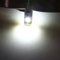 Uxcell 5pcs 12v T5 1206 Surface Mount Device 5 Led White Dashboard Instrument Light With Socket Internal