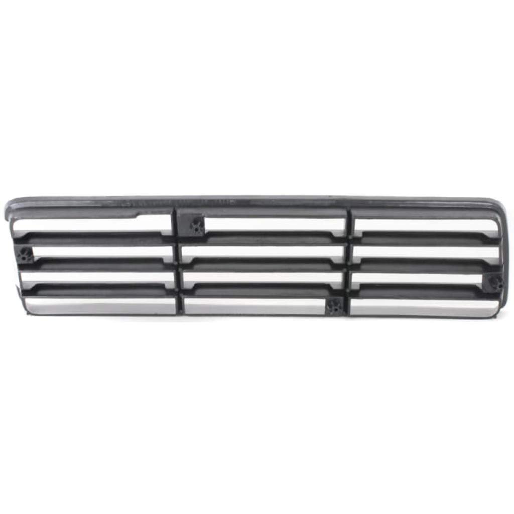 Grille Assembly For Dodge D150 D250 D350 1991 1992 1993 Driver Side Painted Black Plastic Ch1200136 55054649