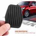 Brake Clutch Pedal Cover Qiilu Auto Pads Rubber Manual Transmission Replacement For Ford Focus Mk2 Cmax C-max Kuga 3m512457ca