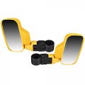 Niche Yellow Offroad Break-away Side View Mirror Set For Utv X Utility Vehicle With Pro-fit Roll Cage Bar
