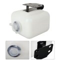 Overflow Coolant Bottle With Bracket Replacement For Excavator Durable Plastic Recovery Tank Kit