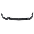 3 Piece Front Bumper Lip Spoiler Splitter Carbon Fiber Style For Model Y 2020 2021 2022 2023 2024 Bolt On Lower Kit Replacement 