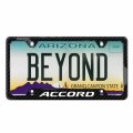 Ipick Image Made For Honda Accord Black Real Carbon Fiber 50 States License Plate Frame