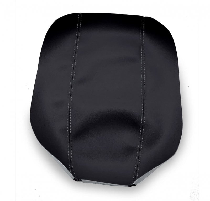 Autoguru Replacemet For Pvc Leather Console Lid Armrest Cover Gray Stitch Hyundai Tucson 2010-2015
