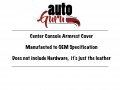 Autoguru Replacemet For Pvc Leather Console Lid Armrest Cover Gray Stitch Hyundai Tucson 2010-2015