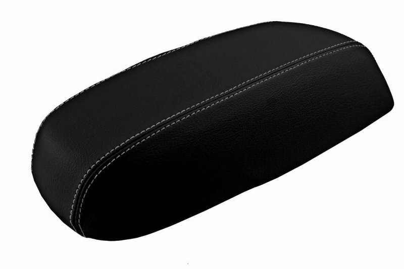 Autoguru Replacemet For Pvc Leather Console Lid Armrest Cover Gray Stitch Hyundai Tucson 2010-2015