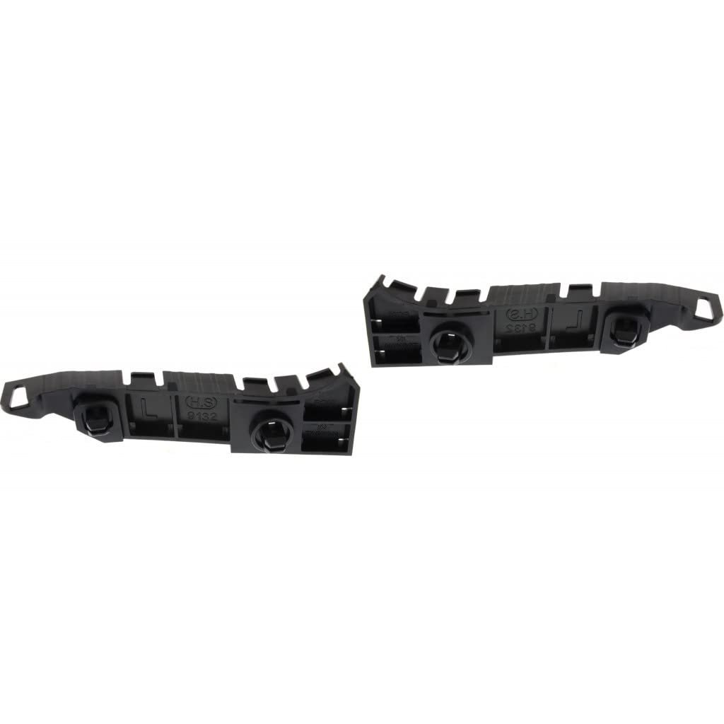 Front Bumper Cover Spacer Bracket Pair For Honda Civic 2004 2005 Driver And Passenger Side Plastic Replacement Ho1042111