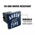 University Of Akron Zips Logo Tow Trailer Hitch Cover Plug Insert