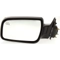 Door Mirror For Ford Taurus 2008 2009 Driver Side Power Heated Manual Folding With Memory And Puddle Light Chrome Replaces 