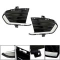 Front Bumper Fog Light Bezel Covers Assembly For Xt5 2017 2018 2019 Left And Right Side 2 Pack With Chrome Trim Replacement