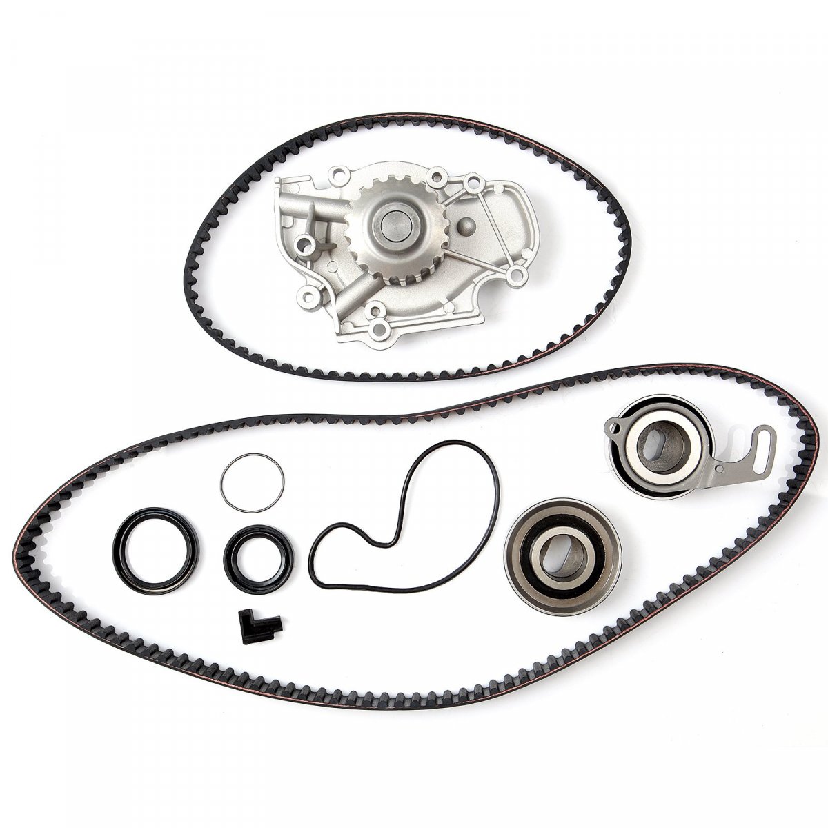 Timing Belt Kit Including Water Pump With Gasket Tensioner Bearing Etc Compatible For 90 91 92 93 94 95 96 97 Honda Accord