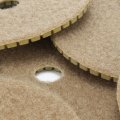 Uxcell 4-inch Diamond Wet Polishing Sanding Grinding Pads Grits 1500 10pcs W Rubber Backer Pad