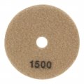Uxcell 4-inch Diamond Wet Polishing Sanding Grinding Pads Grits 1500 10pcs W Rubber Backer Pad