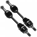 Caltric Front Left And Right Cv Joint Axle Compatible With Yamaha Big Bear 350 Yfm350fw 4wd 1989-1997