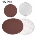 Uxcell 8 Hook And Loop Sanding Discs 2000 Grit Aluminum Oxide Sandpaper For Random Orbit Sander Wood Metal Dry Polishing 15pcs