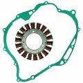 Caltric Stator And Gasket Compatible With Yamaha V Star 1100 Xvs1100at Silverado 2003-2009