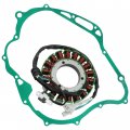 Caltric Stator And Gasket Compatible With Yamaha V Star 1100 Xvs1100at Silverado 2003-2009