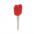 Newsmarts Red Motorcycle Uncut Blade Blank Key For Kawasaki Ninja250 Zx250r Ex250 Ninja300 Zx300r Ex300 Er-6n