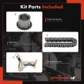 A-premium 3pcs Engine Timing Chain Kit Compatible With Chevrolet Silverado 1500 2500 Hd 3500 Classic Impala Tahoe Express Gmc