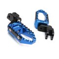 Motorcycle Footpeg Rear Passenger Touring-type With 25mm-extension For Ducati Streetfighter 848 S 2012-2014 Blue