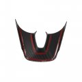 X Autohaux 1pcs Abs Plastic Carbon Fiber Pattern Black Interior Steering Wheel Cover Trim For Kia Forte 2019-2021 Inner