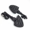 Smt-black Long Angled Adjustable Peg Mounting Kit U Shape Footrest Foot Pegs Compatible With V-star Roadstar Suzuki Boulevard 1