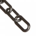 Mr Chain Plastic Barrier Black 3 4-inch Link 25-foot 00003-25 