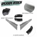 Hecasa Cab Corner Rocker Panel Replacements Compatible With 1999-2007 Chevy Silverado Gmc Sierra 4 Door Crew Rust Repair 2