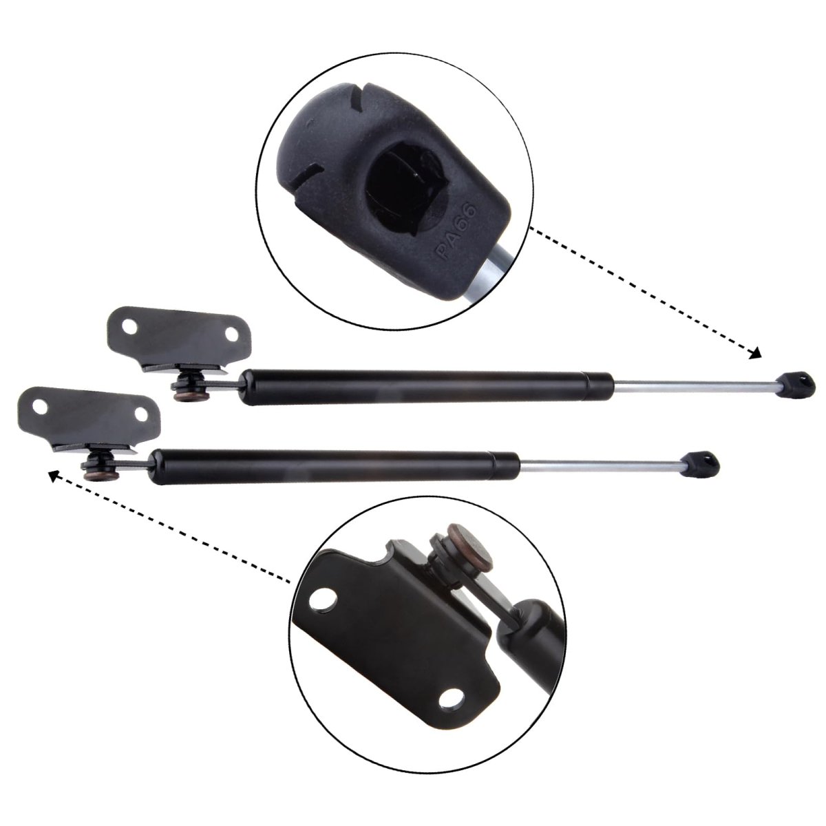 9 06 Lift Supports Gas Springs Struts Shocks 4157 Pm2024 Sg326013 Strut Fit For Honda Accord 2003-2007