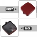Acropix Car Front Right Bumper Towing Tow Eye Hook Cover Cap Fit For Toyota Rav4 Pack Of 1 Red