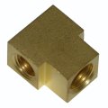 Gm Rear Hose Tee No Slot 7 16-20 Female End Brass Hydraulic Axle Brake Fitting Gmtee01 