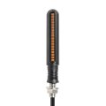 Sequential Turn Signal Led For Motorcycles Yellow Dynamic Sweeping Effect 100 Mm X 20 With 10 Thread Model 271347 