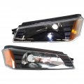 2002-2006 Chevy Avalanche 1500 Pair Park Signal Lights Driver And Passenger Side Unitincludes Signal Lamp W Body Cladding 
