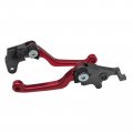 Performance Pivot Clutch Brake Levers For Suzuki Drz400s 400e Drz 400sm 2000-2020 Red 
