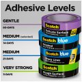 Scotchblue Original Multi-surface Painter S Tape 0 94 Inches X 60 Yards 12 Rolls Blue Paint Protects Surfaces And Removes