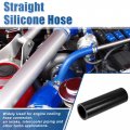 Uxcell 1 5 Id 6 Length 4-ply Reinforced High Temp Straight Coupler Silicone Reducer Hose Black For Car Intercooler Intake