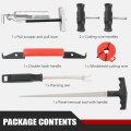 7 Piece Windshield Removal Tool Kit Automotive Glass Remover Hand Tools For Classic Vintage Gm Ford Chrysler Honda And Most