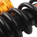 Three T 430mm Motorcycle Universal Air Shock Absorber Replacement Rear Suspension Shocks Dirt Bike For 250cc Black Gold