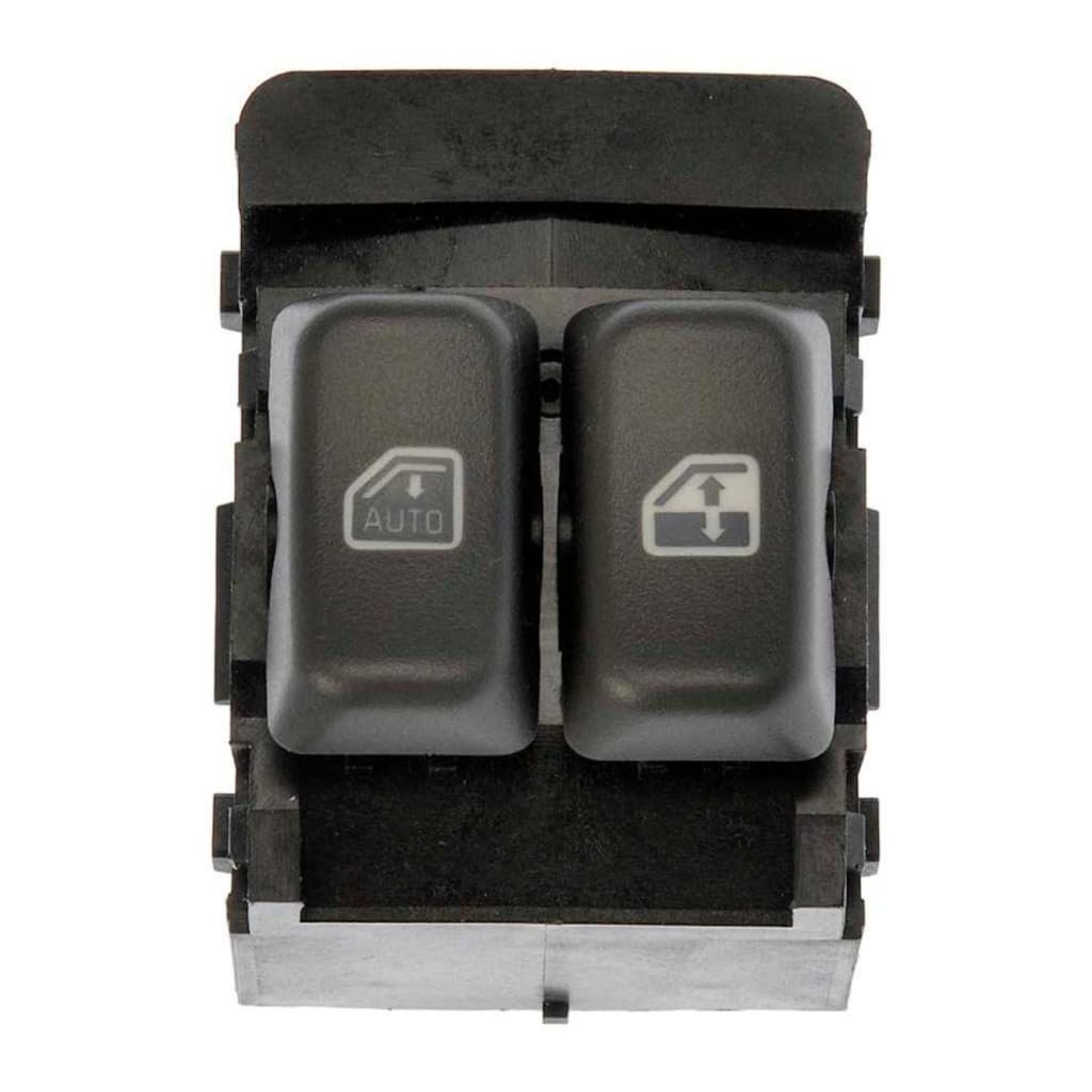 Front Driver Side Window Switch For Chevy C4500 C5500 Kodiak 2003 To 2009 Black Gray Plastic Housing Illuminated Blade Terminal