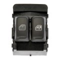 Front Driver Side Window Switch For Chevy C4500 C5500 Kodiak 2003 To 2009 Black Gray Plastic Housing Illuminated Blade Terminal