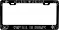 Sandy Blue The Bahamas Life Is Better At Beach Souvenir Engraved Metal License Plate Frame Black 